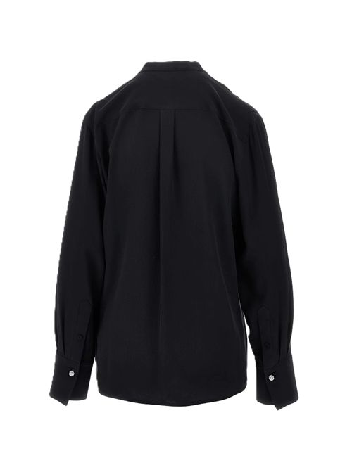Camicia in seta con plastron in satin Victoria Beckham Victoria Beckham | 1325WSH006457A1 BLACK